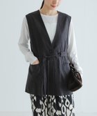 【アーバンリサーチ/URBAN RESEARCH】のベルトデザインリネンジレ 人気、トレンドファッション・服の通販 founy(ファニー) ファッション Fashion レディースファッション Fashion for Women アウター Coat / Outerwear Collection トップス・カットソー Cut & Sew Tops ベスト&ジレ / 重ね着スタイル Vests & Gilets ベルト&ウエストマーク Belts & Waist Accessories 2025年 2025 2025春夏・S/S Spring/Summer 2025 SS25 おすすめ Recommended / Our Picks インナー Innerwear ベーシック Basic, Essential リネン Linen, Linen Fabric エレガント 上品 Elegant 夏 Summer 春 Spring S/S・春夏 SS, Spring/Summer, Warm Season thumbnail CHARCOAL|ID: prp329100004545931 ipo3291000000033600341