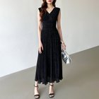 【ココモモ/COCOMOMO】のパーティードレス カシュクールワンピース 長袖ノースリーブ選べるタイプ 袖なし・ブラック|ID: prp329100004545943 ipo3291000000033817304