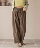 【ローリーズファーム/LOWRYS FARM】のタックボリュームコクーンパンツ ブラウン|ID: prp329100004545955 ipo3291000000032715450