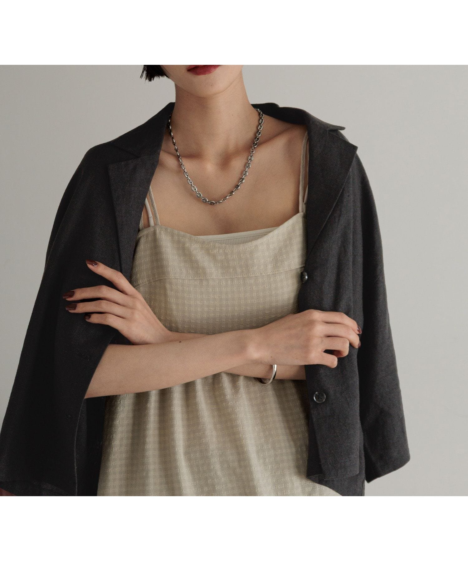 【ローリーズファーム/LOWRYS FARM】のノルマンディショートシャツ インテリア・キッズ・メンズ・レディースファッション・服の通販 founy(ファニー) 　ファッション　Fashion　レディースファッション　Ladies' Fashion Online　トップス・カットソー　Tops/Tshirt　シャツ/ブラウス　Shirts/Blouses　おすすめ　Recommend　キャミ　Cami　ショート　Short　バランス　Balance　フランス　France　リネン　Linen　ワイド　Wide　定番　Standard　チャコールグレー|ID: prp329100004546003 ipo3291000000032645045