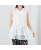 【アナイ/ANAYI】のオーガンペプラムギャザージレ white|ID: prp329100004546009 ipo3291000000032677399