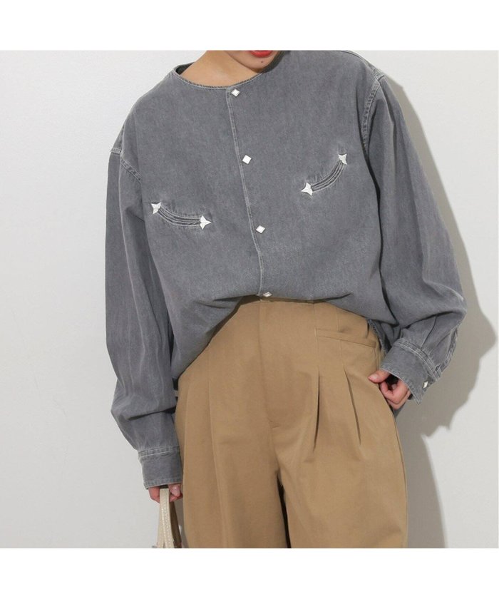 【ジャーナルスタンダード レリューム/JOURNAL STANDARD relume】の【SKIP MAISELS/スキップメイセルス】 ROWE SH シャツ インテリア・キッズ・メンズ・レディースファッション・服の通販 founy(ファニー) https://founy.com/ ファッション Fashion レディースファッション Fashion for Women トップス・カットソー Cut & Sew Tops シャツ・ブラウス・オフィスカジュアル Elegant Blouses & Button-Ups 春 Spring コレクション Collection, Seasonal Line ジャケット Jacket, Outerwear ジュエリー Jewelry, Accessories デニム Denim, Jeans Material 羽織 Haori, Light Jacket おすすめ Recommended / Our Picks 夏 Summer 2025年 2025 2025春夏・S/S Spring/Summer 2025 SS25 |ID: prp329100004546038 ipo3291000000032725776