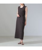 【デミルクス ビームス/Demi-Luxe BEAMS】のスラブネップ ノースリーブ ワンピース BROWN|ID: prp329100004546039 ipo3291000000032751264