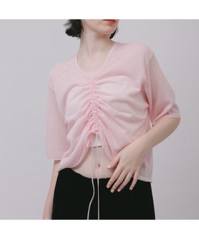 【アダム エ ロペ/ADAM ET ROPE'】の【WEB限定】2WAYギャザーニットTシャツ 人気、トレンドファッション・服の通販 founy(ファニー) ファッション Fashion レディースファッション Fashion for Women トップス・カットソー Cut & Sew Tops ニット Knit Tops & Sweaters シャツ・ブラウス・オフィスカジュアル Elegant Blouses & Button-Ups ロングTシャツ・Tシャツ Longline T-Shirts & Tees 春 Spring キャミ Camisole, Cami Top ギャザー Gathered, Ruffled シアー Sheer, See-Through タンク Tank Top, Sleeveless Top ポケット Pocket, Pocket Detail S/S・春夏 SS, Spring/Summer, Warm Season おすすめ Recommended / Our Picks 夏 Summer 2025年 2025 2025春夏・S/S Spring/Summer 2025 SS25 |ID:prp329100004546042