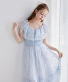【ナイスクラップ/NICE CLAUP】の【moon light marine collection】刺繍シアーワンピース 人気、トレンドファッション・服の通販 founy(ファニー) ファッション Fashion レディースファッション WOMEN ワンピース Dress おすすめ Recommend インナー Inner オフショル Off Shoulder サンダル Sandals シアー Sheer シャーリング Shirring フィット Fit フェミニン Feminine ロング Long thumbnail サックスブルー|ID: prp329100004546044 ipo3291000000032352670