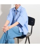 【ジャーナルスタンダード レリューム/JOURNAL STANDARD relume】の《追加》コットンブロードボクシーシャツ ブルー|ID: prp329100004546055 ipo3291000000032714709