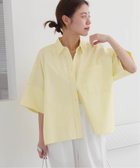 【ジャーナルスタンダード レリューム/JOURNAL STANDARD relume】の《追加》コットンブロードボクシーシャツ イエロー|ID: prp329100004546055 ipo3291000000032714710