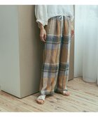 【アーバンリサーチ ドアーズ/URBAN RESEARCH DOORS】のリネンチェックイージーパンツ YELLOW|ID: prp329100004546060 ipo3291000000032300443