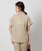 【ユナイテッドアローズ/UNITED ARROWS】のSpiree IAS タック ショートスリーブ ブラウス -接触冷感・UVカット・ストレッチ・ウォッシャブル- 人気、トレンドファッション・服の通販 founy(ファニー) ファッション Fashion レディースファッション Fashion for Women トップス・カットソー Cut & Sew Tops シャツ・ブラウス・オフィスカジュアル Elegant Blouses & Button-Ups ショート Short, Short Length ジャケット Jacket, Outerwear ストレッチ Stretch, Stretchy Fabric スリーブ Sleeve, Long Sleeve / Short Sleeve セットアップ Set-Up, Coordinated Outfit ドット Polka Dot, Dot Pattern フロント Front, Front Design ヨーク Yoke, Yoke Design ワイド Wide, Wide Fit おすすめ Recommended / Our Picks 夏 Summer |ID:prp329100004546080