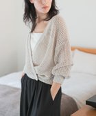 【アーバンリサーチ/URBAN RESEARCH】の透かし柄2WAYニットカーディガン 人気、トレンドファッション・服の通販 founy(ファニー) ファッション Fashion レディースファッション Ladies' Fashion Online トップス・カットソー Tops/Tshirt ニット Knit Tops カーディガン Cardigans 2025年 2025 2025春夏・S/S Ss,Spring/Summer,2025 カーディガン Cardigan ガウン Gown ベーシック Basic 今季 This Season 夏 Summer S/S・春夏 Ss・Spring/Summer 透かし Watermark thumbnail IVORY|ID: prp329100004546088 ipo3291000000032688189