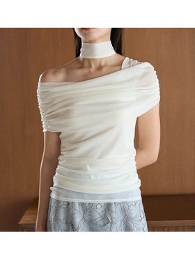 【スナイデル/SNIDEL】 ギャザーアシメカットプルオーバー人気、トレンドファッション・服の通販 founy(ファニー) ファッション Fashion レディースファッション WOMEN トップス・カットソー Tops/Tshirt プルオーバー Pullover おすすめ Recommend アクセサリー Accessories ウェーブ Wave カットソー Cut And Sew ギャザー Gather シアー Sheer シフォン Chiffon ショルダー Shoulder ストレート Straight チョーカー Choker デコルテ Decolletage トレンド Trend ドレープ Drape ノースリーブ No Sleeve フィット Fit ボトム Bottom ラベンダー Lavender 夏 Summer 春 Spring S/S・春夏 Ss・Spring/Summer |ID:prp329100004546101