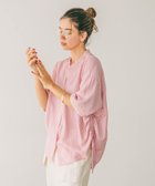 【ベイフロー/BAYFLOW】のサイドリボンがポイント シアーシャーリングシャツ ピンク20|ID: prp329100004546104 ipo3291000000032681228