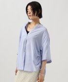 【ベイフロー/BAYFLOW】のサイドリボンがポイント シアーシャーリングシャツ ライトブルー82|ID: prp329100004546104 ipo3291000000032681229