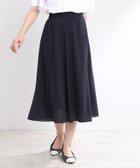 【リフレクト/Reflect】の【夏SALE/マシンウォッシュ可/ウエスト総ゴム/セットアップ可】エアリーロングスカート ネイビー|ID: prp329100004546109 ipo3291000000032688436