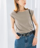 【アーバンリサーチ ロッソ/URBAN RESEARCH ROSSO】の汗染防止フレンチリブTシャツ 人気、トレンドファッション・服の通販 founy(ファニー) ファッション Fashion レディースファッション WOMEN トップス・カットソー Tops/Tshirt シャツ/ブラウス Shirts/Blouses ロング / Tシャツ T-Shirts 2025年 2025 2025春夏・S/S Ss,Spring/Summer,2025 インナー Inner カットソー Cut And Sew シンプル Simple ジャケット Jacket スリーブ Sleeve フレンチ French 夏 Summer 抗菌 Antibacterial S/S・春夏 Ss・Spring/Summer thumbnail GREIGE|ID: prp329100004546122 ipo3291000000032306733