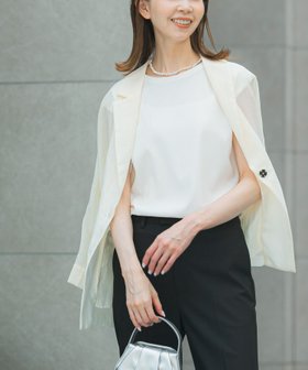 【アーバンリサーチ ロッソ/URBAN RESEARCH ROSSO】の汗染防止フレンチリブTシャツ 人気、トレンドファッション・服の通販 founy(ファニー) ファッション Fashion レディースファッション Fashion for Women トップス・カットソー Cut & Sew Tops シャツ・ブラウス・オフィスカジュアル Elegant Blouses & Button-Ups ロングTシャツ・Tシャツ Longline T-Shirts & Tees 2025年 2025 2025春夏・S/S Spring/Summer 2025 SS25 インナー Innerwear カットソー Cut and Sewn Top シンプル Simple, Minimal ジャケット Jacket, Outerwear スリーブ Sleeve, Long Sleeve / Short Sleeve フレンチ French, French Style 夏 Summer 抗菌 Antibacterial, Bacteria-Resistant S/S・春夏 SS, Spring/Summer, Warm Season |ID:prp329100004546122