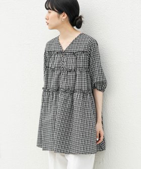 【ケービーエフ/KBF / URBAN RESEARCH】のサッカーチェックミニワンピース 人気、トレンドファッション・服の通販 founy(ファニー) ファッション Fashion レディースファッション Fashion for Women ワンピース Dresses 2025年 2025 2025春夏・S/S Spring/Summer 2025 SS25 おすすめ Recommended / Our Picks サッカー Seersucker, Summer Fabric ティアード Tiered, Tiered Style フェミニン Feminine, Girly リボン Ribbon, Bow 夏 Summer S/S・春夏 SS, Spring/Summer, Warm Season |ID:prp329100004546145