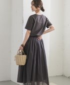 【アーバンリサーチ ドアーズ/URBAN RESEARCH DOORS】の『UR TECH』ボイルカットドッキングワンピース CHARCOAL|ID: prp329100004546150 ipo3291000000032541651