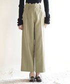 【セゾンドパピヨン/SAISON DE PAPILLON】のスカラップウエストワイドパンツ 人気、トレンドファッション・服の通販 founy(ファニー) ファッション Fashion レディースファッション WOMEN パンツ Pants スカラップ Scalloped フロント Front ワイド Wide エレガント 上品 Elegant thumbnail ベージュ|ID: prp329100004546161 ipo3291000000032251608
