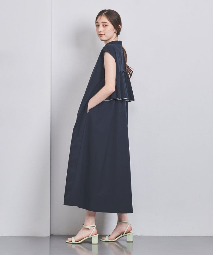 【その他のブランド/Other】のバックフレア フレンチスリーブ ワンピース インテリア・キッズ・メンズ・レディースファッション・服の通販 founy(ファニー) https://founy.com/ ファッション Fashion レディースファッション WOMEN ワンピース Dress アンダー Under サンダル Sandals スリーブ Sleeve ドレス Dress ノースリーブ No Sleeve フリル Frills フレア Flare フレンチ French フロント Front おすすめ Recommend |ID: prp329100004546174 ipo3291000000032300684
