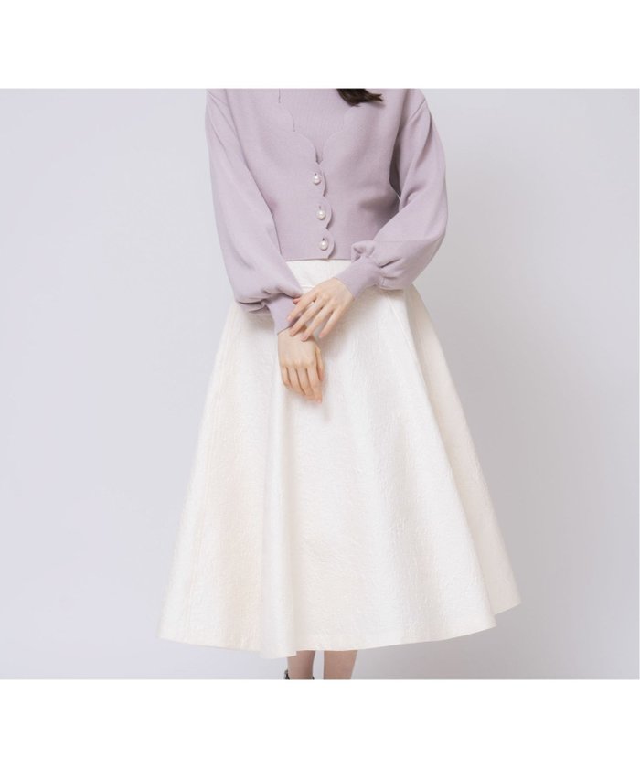 【ノエラ/Noela】の膨れジャガードスカート インテリア・キッズ・メンズ・レディースファッション・服の通販 founy(ファニー) https://founy.com/ ファッション Fashion レディースファッション WOMEN スカート Skirt ドット Dot フレア Flare ポケット Pocket 無地 Plain Color |ID: prp329100004546193 ipo3291000000032394353