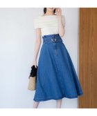 【ノエラ/Noela】のデニムフレアスカート インディゴブルー|ID: prp329100004546226 ipo3291000000032604950