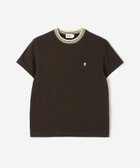 【ビショップ/Bshop】のクルーネック ラインTシャツ WOMEN 人気、トレンドファッション・服の通販 founy(ファニー) ファッション Fashion レディースファッション Fashion for Women トップス・カットソー Cut & Sew Tops シャツ・ブラウス・オフィスカジュアル Elegant Blouses & Button-Ups ロングTシャツ・Tシャツ Longline T-Shirts & Tees テクスチャー Texture, Textured Fabric フィット Fit, Slim Fit レギュラー Regular, Standard Fit 半袖 Short Sleeve, Half Sleeve thumbnail BROWN系1|ID: prp329100004546228 ipo3291000000033214655