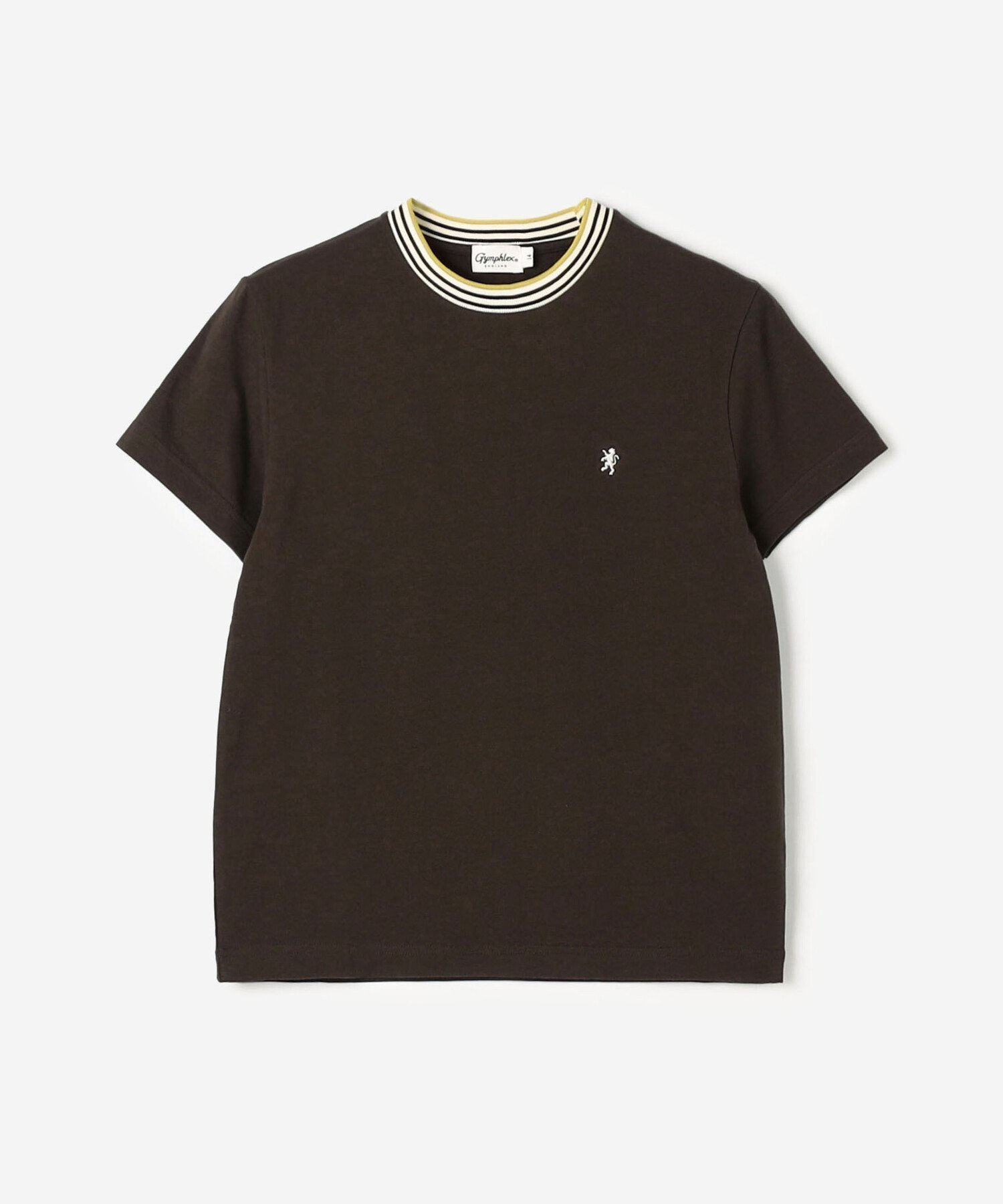 【ビショップ/Bshop】のクルーネック ラインTシャツ WOMEN インテリア・キッズ・メンズ・レディースファッション・服の通販 founy(ファニー) 　ファッション　Fashion　レディースファッション　Fashion for Women　トップス・カットソー　Cut & Sew Tops　シャツ・ブラウス・オフィスカジュアル　Elegant Blouses & Button-Ups　ロングTシャツ・Tシャツ　Longline T-Shirts & Tees　テクスチャー　Texture, Textured Fabric　フィット　Fit, Slim Fit　レギュラー　Regular, Standard Fit　半袖　Short Sleeve, Half Sleeve　BROWN系1|ID: prp329100004546228 ipo3291000000033214655