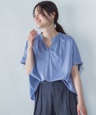 【ロートレ アモン/LAUTRE AMONT】のライクアウーヴンスキッパーカットソー≪洗濯機で洗える≫ ライトブルー|ID: prp329100004546242 ipo3291000000032670115