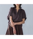 【ロートレ アモン/LAUTRE AMONT】のライクアウーヴンスキッパーカットソー≪洗濯機で洗える≫ ブラウン|ID: prp329100004546242 ipo3291000000032670129