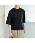 【アーバンリサーチ/URBAN RESEARCH】のスーピマコットンハーフスリーブカットソー BLACK|ID: prp329100004546257 ipo3291000000033547094