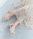 【マジェスティック レゴン/MAJESTIC LEGON】のシアーフリルサンダル 人気、トレンドファッション・服の通販 founy(ファニー) ファッション Fashion レディースファッション WOMEN クッション Cushion サンダル Sandals シアー Sheer シューズ Shoes フリル Frills プリーツ Pleats thumbnail ベージュ|ID: prp329100004546287 ipo3291000000032340411