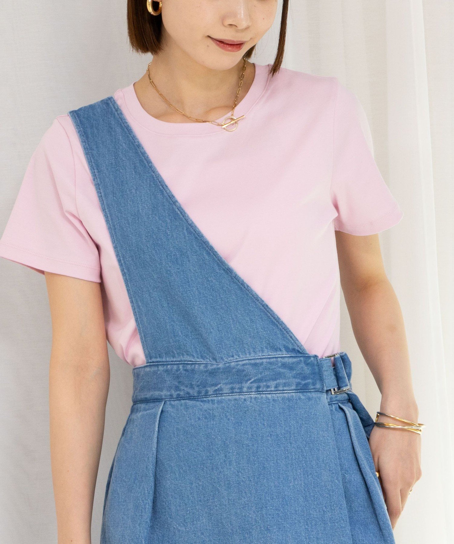 【ノーリーズ/NOLLEY'S】のプレミアムスムースTシャツ インテリア・キッズ・メンズ・レディースファッション・服の通販 founy(ファニー) 　ファッション　Fashion　レディースファッション　Fashion for Women　トップス・カットソー　Cut & Sew Tops　シャツ・ブラウス・オフィスカジュアル　Elegant Blouses & Button-Ups　ロングTシャツ・Tシャツ　Longline T-Shirts & Tees　2025年　2025　2025春夏・S/S　Spring/Summer 2025 SS25　おすすめ　Recommended / Our Picks　なめらか　Smooth, Silky Texture　インナー　Innerwear　カットソー　Cut and Sewn Top　ジャケット　Jacket, Outerwear　ベーシック　Basic, Essential　エレガント 上品　Elegant　ビジネス 仕事 通勤　Business / Work / Commuting　ピンク|ID: prp329100004546295 ipo3291000000033584334