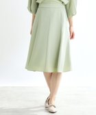 【リフレクト/Reflect】の【夏SALE/UVカット/セットアップ可能】バックサテンフレアスカート ライトグリーン|ID: prp329100004546296 ipo3291000000032637693