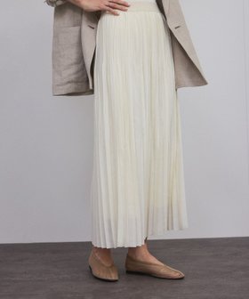 【サロン アダム エ ロペ/SALON adam et rope'】の【WEB限定】麻混シアースラブプリーツスカート 人気、トレンドファッション・服の通販 founy(ファニー) ファッション Fashion レディースファッション Fashion for Women スカート Skirts プリーツスカート / 上品フェミニンスタイル Pleated Skirts シアー Sheer, See-Through ストレッチ Stretch, Stretchy Fabric タンク Tank Top, Sleeveless Top フレア Flare, Flared プリーツ Pleats, Pleated ポケット Pocket, Pocket Detail ランダム Random, Irregular おすすめ Recommended / Our Picks エレガント 上品 Elegant |ID:prp329100004546309