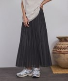 【サロン アダム エ ロペ/SALON adam et rope'】の【WEB限定】麻混シアースラブプリーツスカート 人気、トレンドファッション・服の通販 founy(ファニー) ファッション Fashion レディースファッション Fashion for Women スカート Skirts プリーツスカート / 上品フェミニンスタイル Pleated Skirts シアー Sheer, See-Through ストレッチ Stretch, Stretchy Fabric タンク Tank Top, Sleeveless Top フレア Flare, Flared プリーツ Pleats, Pleated ポケット Pocket, Pocket Detail ランダム Random, Irregular おすすめ Recommended / Our Picks エレガント 上品 Elegant thumbnail チャコール(06)|ID: prp329100004546309 ipo3291000000032712469