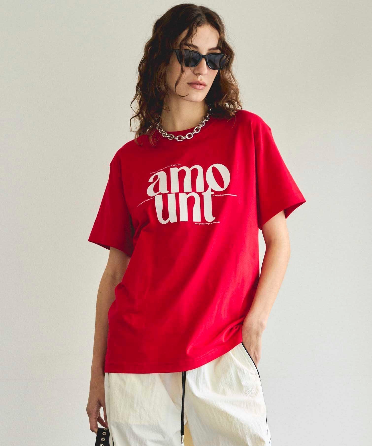【メゾンスペシャル/MAISON SPECIAL】のamount T-shirt インテリア・キッズ・メンズ・レディースファッション・服の通販 founy(ファニー) 　ファッション　Fashion　レディースファッション　Fashion for Women　トップス・カットソー　Cut & Sew Tops　シャツ・ブラウス・オフィスカジュアル　Elegant Blouses & Button-Ups　ロングTシャツ・Tシャツ　Longline T-Shirts & Tees　シンプル　Simple, Minimal　トレンド　Trend, Trending Now　バランス　Balance, Style Balance　フォルム　Silhouette, Form　プリント　Print, Printed Pattern　ベーシック　Basic, Essential　ラバー　Rubber, Rubber Sole　夏　Summer　RED|ID: prp329100004546358 ipo3291000000032623309