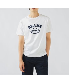 【ビームス ハート/BEAMS HEART】のスマイルロゴ Tシャツ 人気、トレンドファッション・服の通販 founy(ファニー) ファッション Fashion レディースファッション Fashion for Women トップス・カットソー Cut & Sew Tops シャツ・ブラウス・オフィスカジュアル Elegant Blouses & Button-Ups ロングTシャツ・Tシャツ Longline T-Shirts & Tees おすすめ Recommended / Our Picks シンプル Simple, Minimal フィット Fit, Slim Fit プリント Print, Printed Pattern ベーシック Basic, Essential レギュラー Regular, Standard Fit 人気 Popular, Best Seller 定番 Standard, Basic Item |ID:prp329100004546403