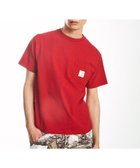 【シップス フォー ウィメン/SHIPS】のCity Ambient Products スクエアロゴ ポケット Tシャツ 人気、トレンドファッション・服の通販 founy(ファニー) ファッション Fashion レディースファッション Fashion for Women トップス・カットソー Cut & Sew Tops シャツ・ブラウス・オフィスカジュアル Elegant Blouses & Button-Ups ロングTシャツ・Tシャツ Longline T-Shirts & Tees シンプル Simple, Minimal スクエア Square, Square Shape スタンダード Standard, Basic ベーシック Basic, Essential ポケット Pocket, Pocket Detail リラックス Relax, Relaxed Fit エレガント 上品 Elegant thumbnail レッド|ID: prp329100004546441 ipo3291000000033362949