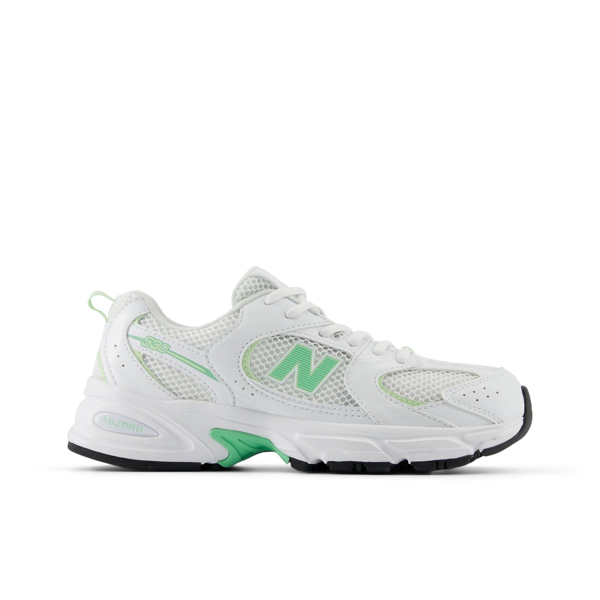 【ニューバランス/new balance / KIDS】のGR530 SK / GR530 SM インテリア・キッズ・メンズ・レディースファッション・服の通販 founy(ファニー) 　ファッション　Fashion　キッズファッション　Fashion for Kids　クッション　Cushion, Throw Pillow　メッシュ　Mesh, Net Fabric　夏　Summer　春　Spring　S/S・春夏　SS, Spring/Summer, Warm Season　軽量　Lightweight, Ultra Light　WHITE/GREEN|ID: prp329100004546455 ipo3291000000032741462