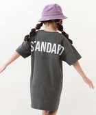 【デビロック/devirock / KIDS】のバックロゴプリント 半袖ワンピース チャコール|ID: prp329100004546470 ipo3291000000032123886