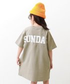 【デビロック/devirock / KIDS】のバックロゴプリント 半袖ワンピース グレージュ|ID: prp329100004546470 ipo3291000000032123888