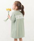 【デビロック/devirock / KIDS】のバックロゴプリント 半袖ワンピース Gグリーン|ID: prp329100004546470 ipo3291000000032123891