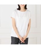 【イッツインターナショナル/I.T.'S. international】のサテン切り替えドルマンプルオーバー《スビン綿MIXフライス》 人気、トレンドファッション・服の通販 founy(ファニー) ファッション Fashion レディースファッション WOMEN トップス・カットソー Tops/Tshirt プルオーバー Pullover なめらか Smooth インド India サテン Satin ヘムライン Hemline ローズ Rose エレガント 上品 Elegant thumbnail ホワイト|ID: prp329100004546494 ipo3291000000032315013