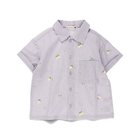 【ブランシェス/branshes / KIDS】の【おそろい】レモン フラワー総柄刺しゅう半袖シャツ ラベンダー|ID: prp329100004546496 ipo3291000000032754176