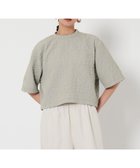 【ビューティ&ユース ユナイテッドアローズ/BEAUTY&YOUTH / UNITED ARROWS】のジャガード クルーネック 6分袖 プルオーバー MD.GRAY|ID: prp329100004546505 ipo3291000000032713049