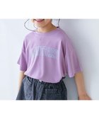 【デビロック/devirock / KIDS】の速乾 サラっとストレッチ メッシュ ガールズ デビラボ 半袖Tシャツ Tシャツ トップス 25SS 001-ロゴ-Lラベンダー|ID: prp329100004546513 ipo3291000000032124143
