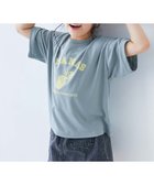 【デビロック/devirock / KIDS】の速乾 サラっとストレッチ メッシュ ガールズ デビラボ 半袖Tシャツ Tシャツ トップス 25SS 004-パイン-ダスティブルー|ID: prp329100004546513 ipo3291000000032124147