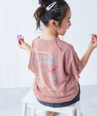 【デビロック/devirock / KIDS】の速乾 サラっとストレッチ メッシュ ガールズ デビラボ 半袖Tシャツ Tシャツ トップス 25SS 009-ロゴ3-Sピンク|ID: prp329100004546513 ipo3291000000032124153
