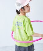 【デビロック/devirock / KIDS】の速乾 サラっとストレッチ メッシュ ガールズ デビラボ 半袖Tシャツ Tシャツ トップス 25SS 010-ロゴ3-Lイエローグリーン|ID: prp329100004546513 ipo3291000000032124154